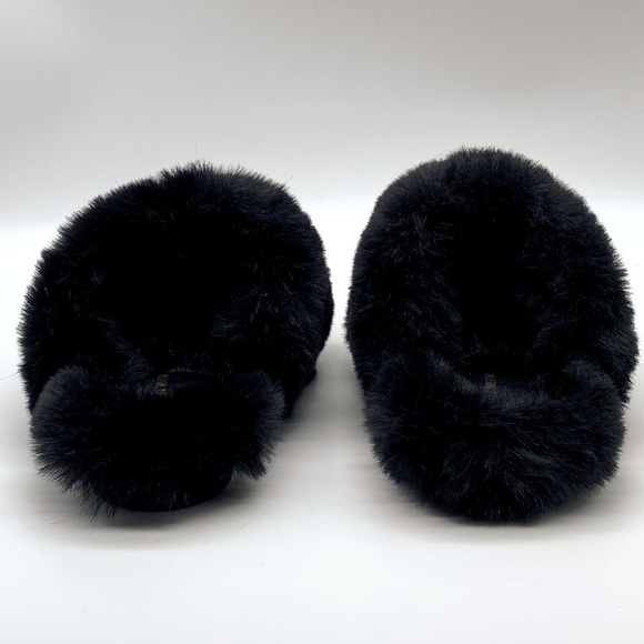 Stuart Weitzman Edie Chill Faux Fur Trimmed Mule - Picture 9 of 9